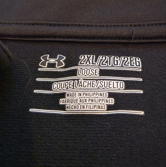 Under Armour Quarter Zip Pullover Mens XXL Gold G Logo - Picture 6 of 7